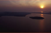 Rubondo Island at Sunset